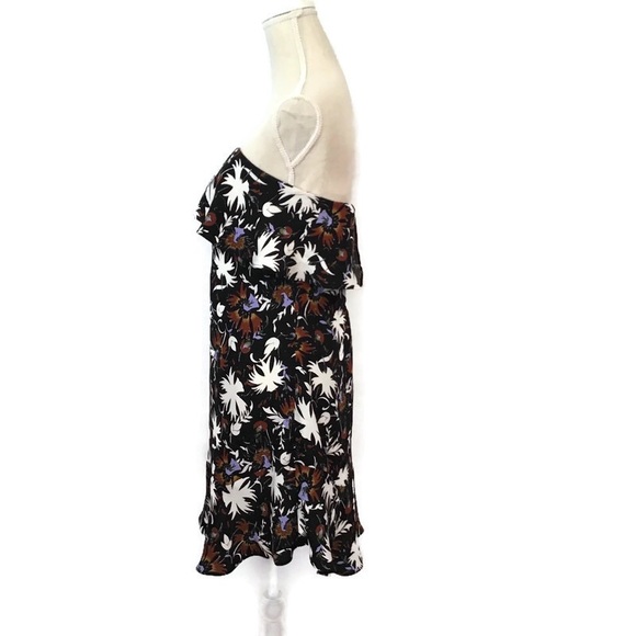 A.L.C. 8 Romy 100% Silk Floral Strapless Dress - Picture 4 of 8